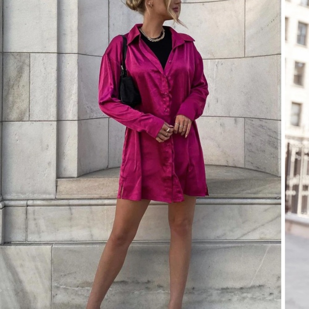 12th tribe fuchsia dress and matching top